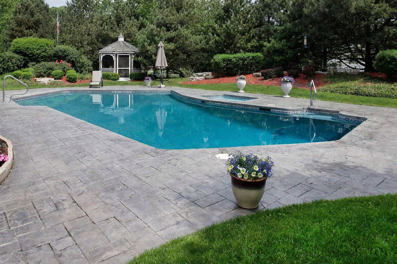 Concrete pool decks in Gulfport, MS
